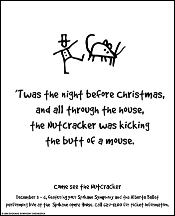 'twas the night before Christmas.