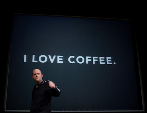 Dan Cederholm holds forth on the virtues of coffee and CSS3 at An Event Apart.